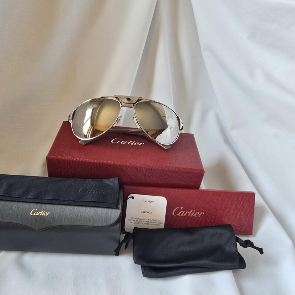 New Cartier Santos Dumont Sunglasses, CT0077S 002